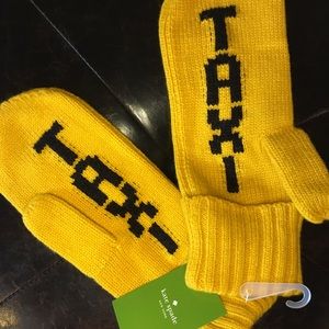 Kate Spade Taxi Mittens- New With Tags!!!